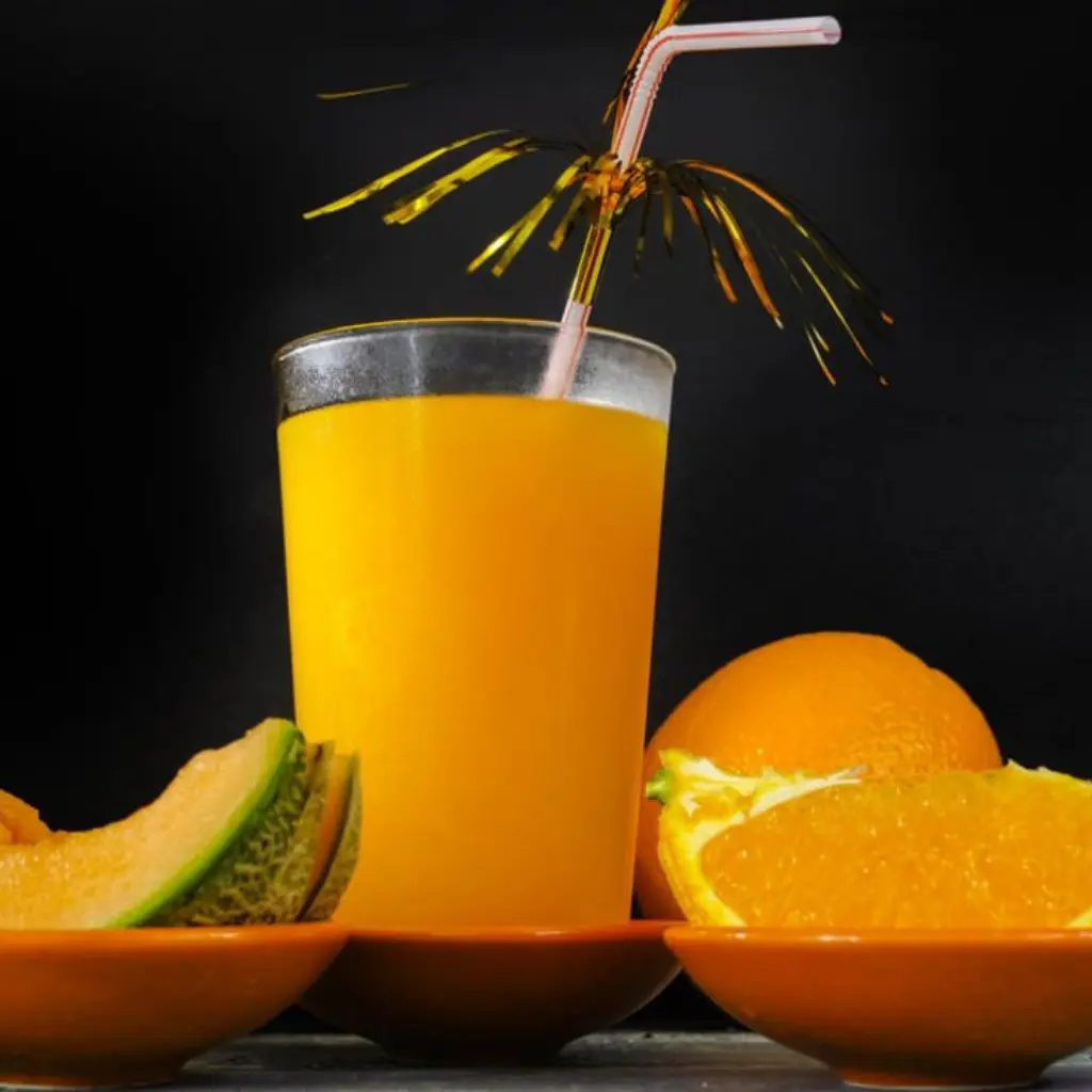 Orange With Cantaloupe